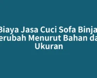 Biaya Jasa Cuci Sofa Binjai Berubah Menurut Bahan dan Ukuran