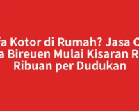 Sofa Kotor di Rumah? Jasa Cuci Sofa Bireuen Mulai Kisaran Rp30 Ribuan per Dudukan