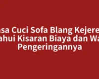 Jasa Cuci Sofa Blang Kejeren, Ketahui Kisaran Biaya dan Waktu Pengeringannya