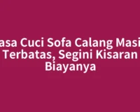 Jasa Cuci Sofa Calang Masih Terbatas, Segini Kisaran Biayanya