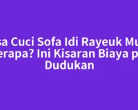 Jasa Cuci Sofa Idi Rayeuk Mulai Berapa? Ini Kisaran Biaya per Dudukan