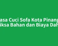 Jasa Cuci Sofa Kota Pinang: Periksa Bahan dan Biaya Dahulu