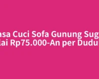 Jasa Cuci Sofa Gunung Sugih Mulai Rp75.000-An per Dudukan